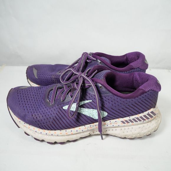 Brooks Women's Unity Adrenaline Gts 20 Running Shoes Purple Size 7.5 - Picture 3 of 10